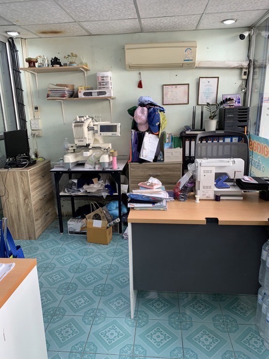 ขายบ้าน พร้อมกิจการ งานปักระบบคอมพิวเตอร์ (พร้อมฐานลูกค้า) สายไหม กรุงเทพ