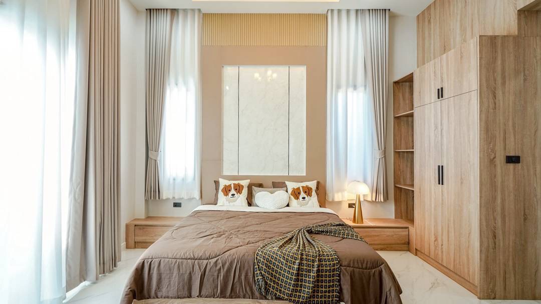 ขายบ้านหรูพร้อมอยู่ ใกล้ขอบอ่างมาบประชัน | พูลวิลล่าชั้นเดียว บิ้วอินครบทั้งหลัง บนทำเลศักยภาพ Map Prachan Reservoir
