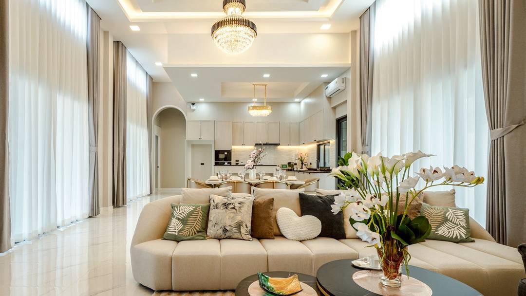 ขายบ้านหรูพร้อมอยู่ ใกล้ขอบอ่างมาบประชัน | พูลวิลล่าชั้นเดียว บิ้วอินครบทั้งหลัง บนทำเลศักยภาพ Map Prachan Reservoir