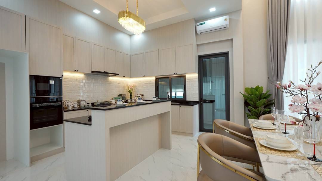 ขายบ้านหรูพร้อมอยู่ ใกล้ขอบอ่างมาบประชัน | พูลวิลล่าชั้นเดียว บิ้วอินครบทั้งหลัง บนทำเลศักยภาพ Map Prachan Reservoir