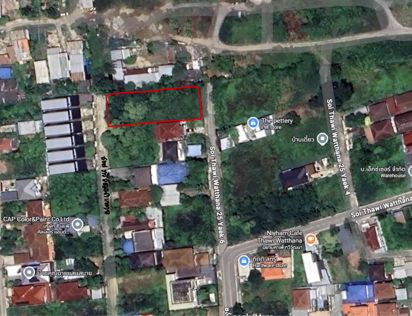 ขายที่ดินเปล่า ถมแล้ว ทำเลศักยภาพสูง ย่านทวีวัฒนา เหมาะลงทุน–สร้างโครงการที่อยู่อาศัย