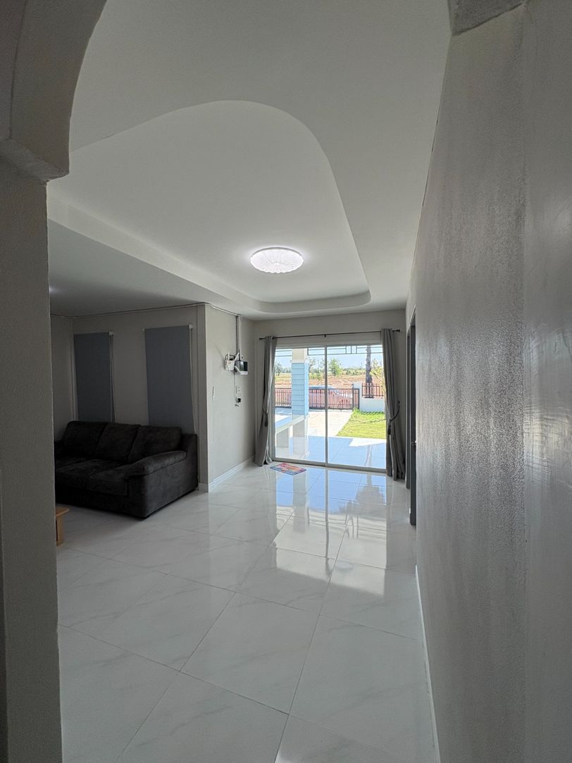 ขายบ้านเดี่ยวชั้นเดียว ทำเลดี วิวทุ่งนา สภาพใหม่มาก พร้อมอยู่ทันที