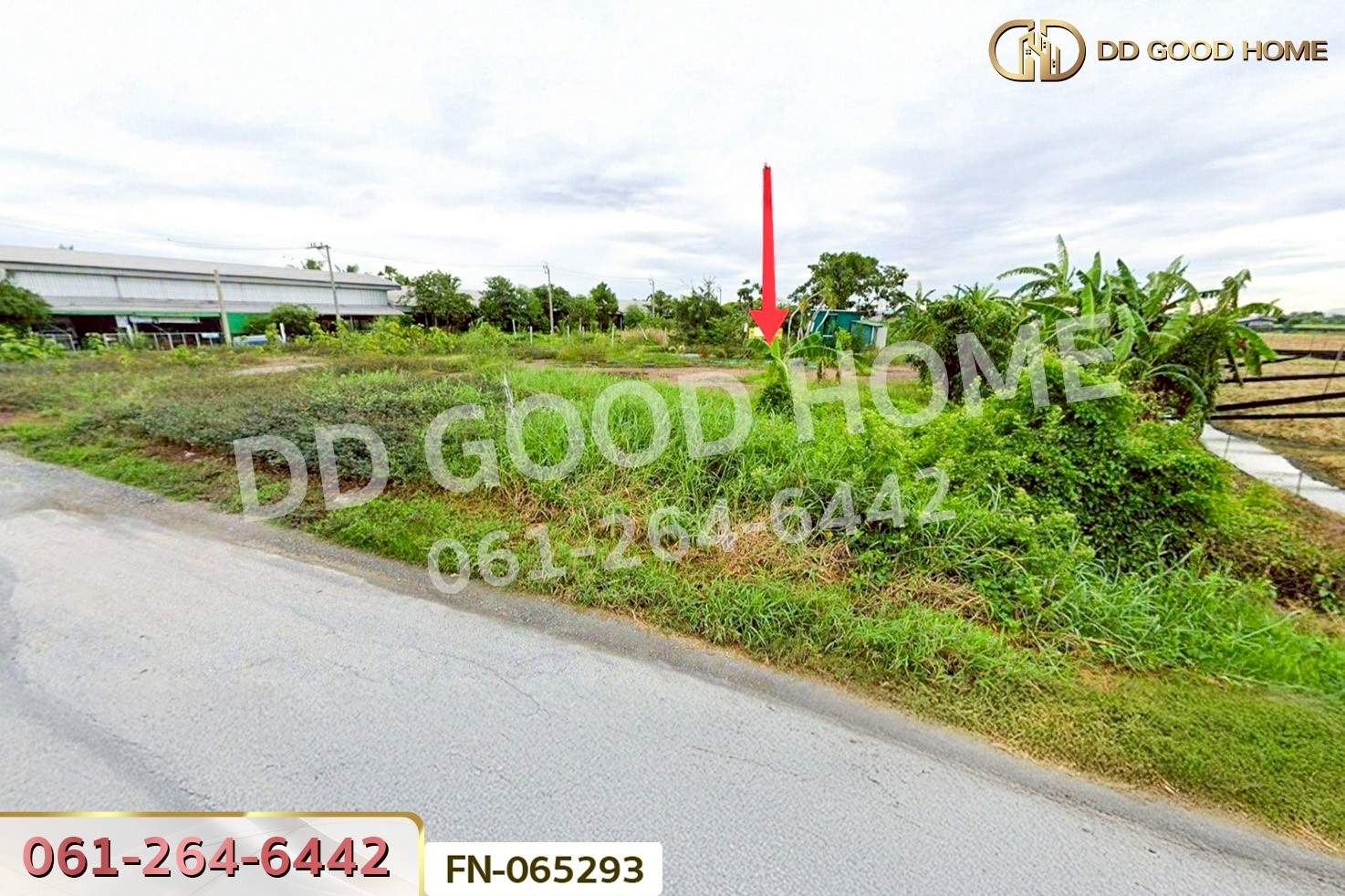 FN-065293 ที่ดินบางบัวทอง 4 ไร่ 327.9 ตร.ว. นนทบุรี ใกล้วัดสร้างใหม่ คลองเจ็ก