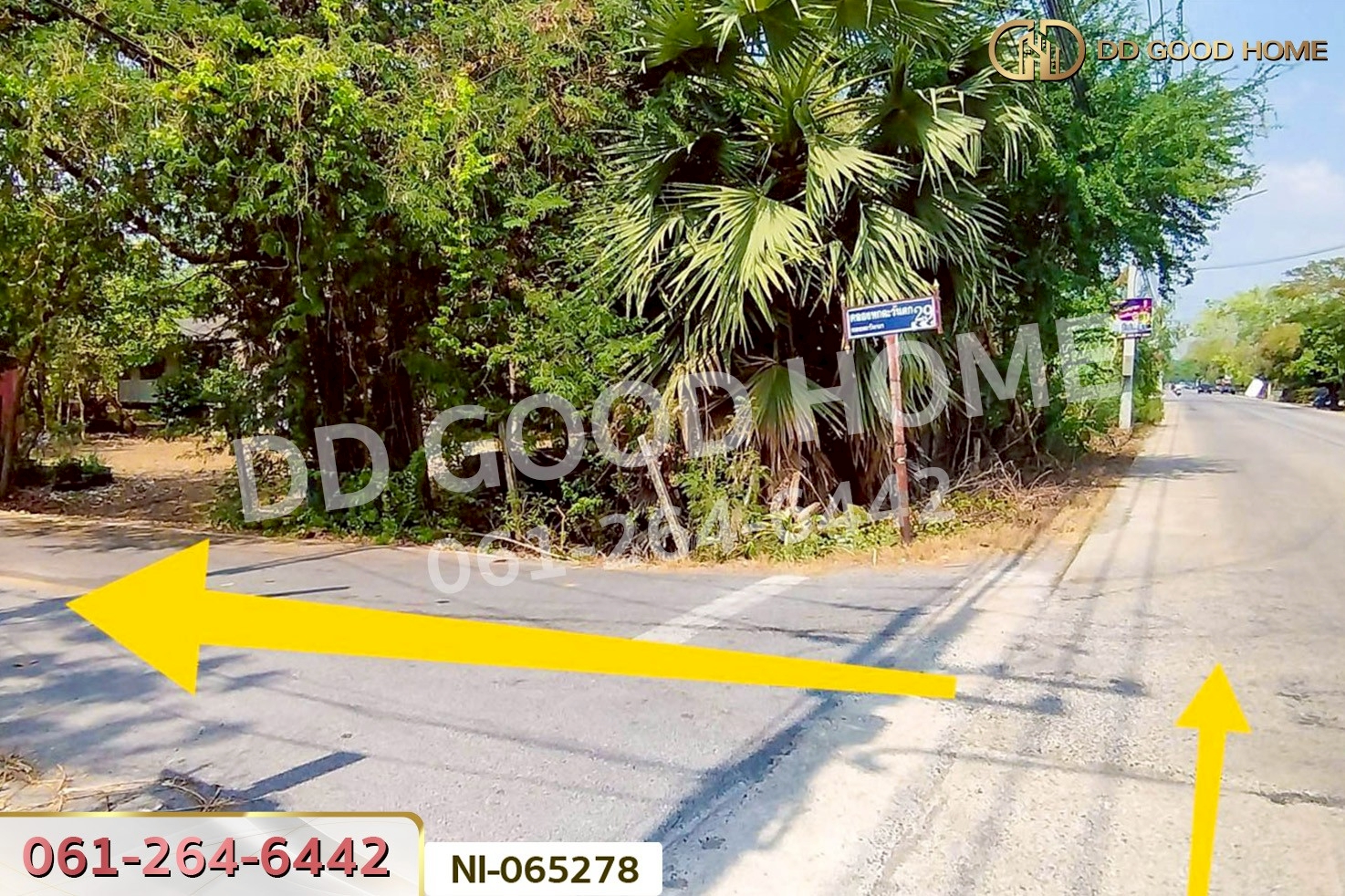 NI-065278 ที่ดินคลองหก 200 ตร.ว. ปทุมธานี ใกล้มหาวิทยาลัยเทคโนโลยีราชมงคลธัญบุรี