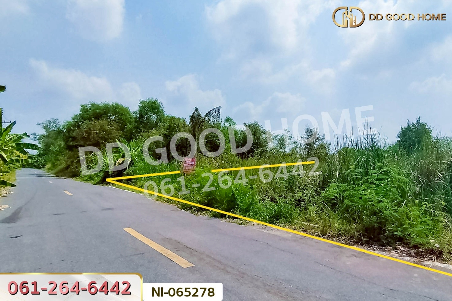 NI-065278 ที่ดินคลองหก 200 ตร.ว. ปทุมธานี ใกล้มหาวิทยาลัยเทคโนโลยีราชมงคลธัญบุรี