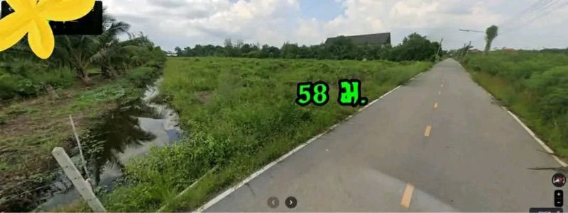 ขายที่ดินแปลงสวย 6 ไร่กว่า ติดถนน-ติดคลอง ทำเลทอง อัมพวา