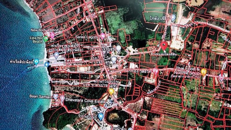 ขายด่วนที่ดินเปล่า แปลงใหญ่ ทำเลดี ลิปาน้อย สุราษฎร์ธานี 