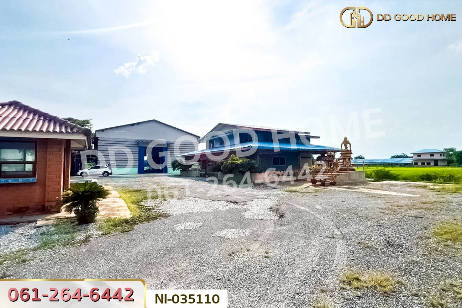 ที่ดินบางน้ำเปรี้ยว 10 ไร่ ฉะเชิงเทรา ใกล้โรงเรียนสิทธิสุนทรอุทิศ (เช่า) NI-035110