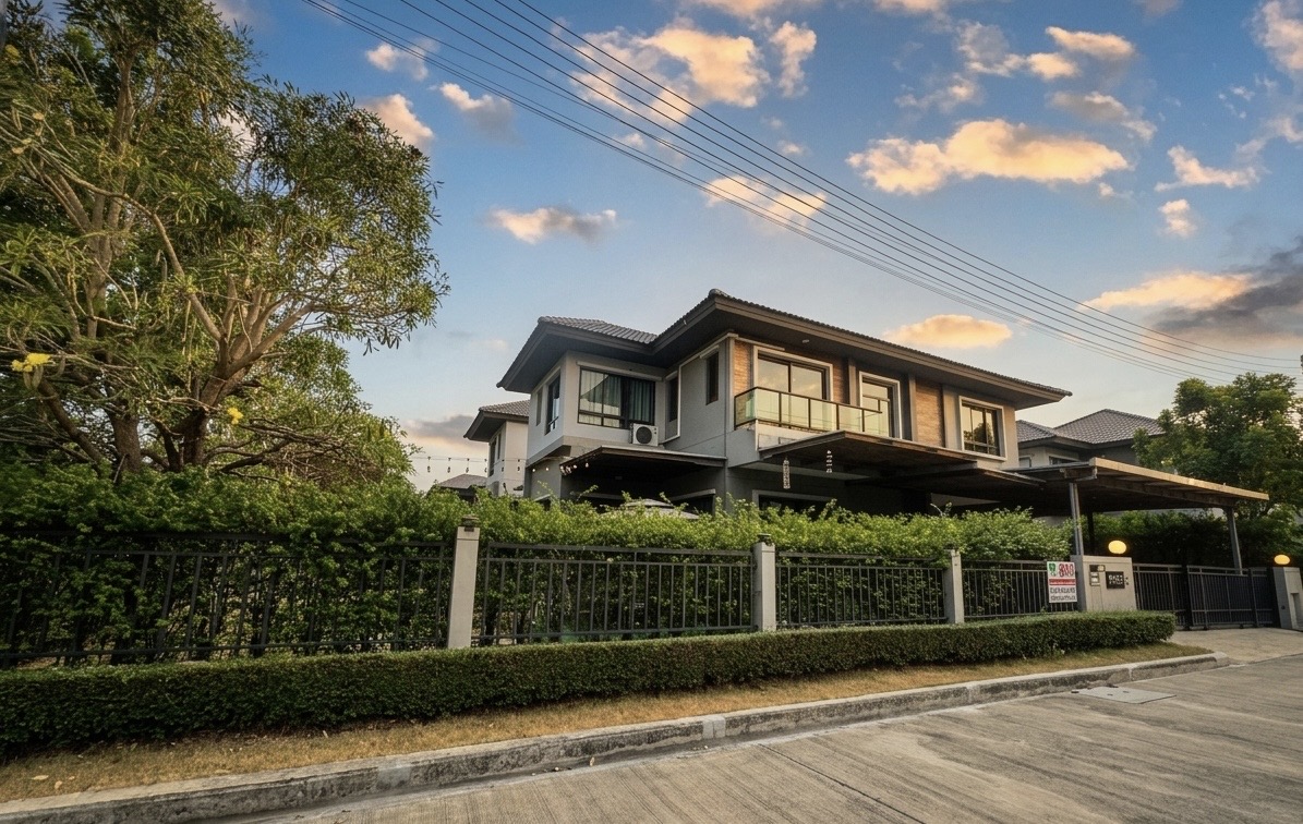 ขายบ้านเดี่ยว 2 ชั้น โครงการ เวนิว โฟลว์ รังสิต (หลังมุม ทำเลดีมาก)
