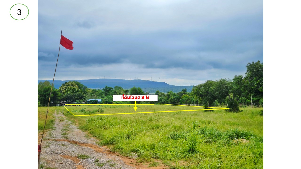 ขาย Ozone บริสุทธิ์ ที่ดินคลองไผ่.วิวเขา  3 ไร่.  3.9 ลบ. ( 3,250 บ./ วา )