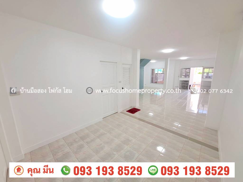 ขาย ทาวน์เฮ้าส์ 2 ชั้น หมู่บ้าน ศิริวรรณ-ชวนชม ไทรน้อย