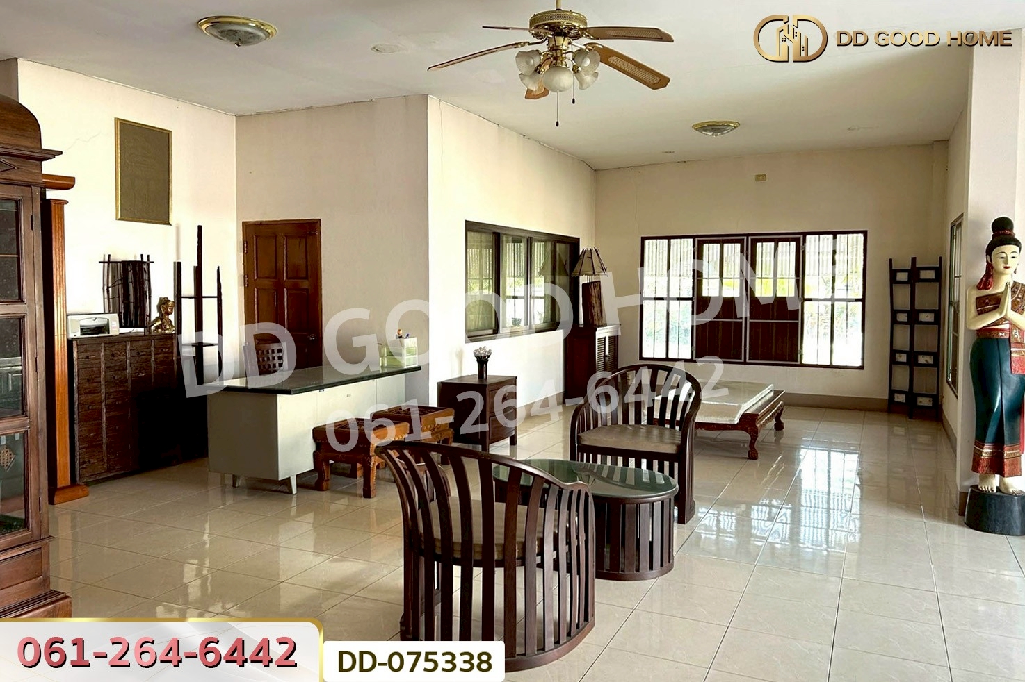 บ้านเดี่ยว บ้านถวาย หางดง เชียงใหม่ ใกล้ศูนย์หัตถกรรมบ้านถวาย 4 DD-075338