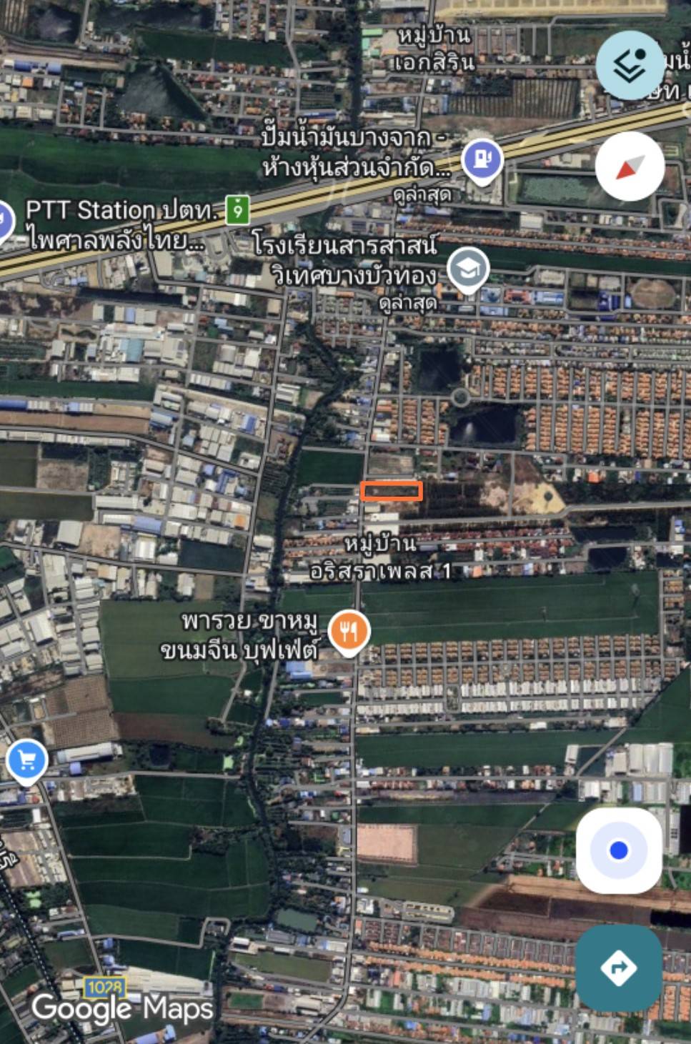 ขายที่ดินเปล่า ถมแล้ว ทำเลดี ใกล้โรงเรียนสารสาสน์ อำเภอบางบัวทอง จังหวัดนนทบุรี