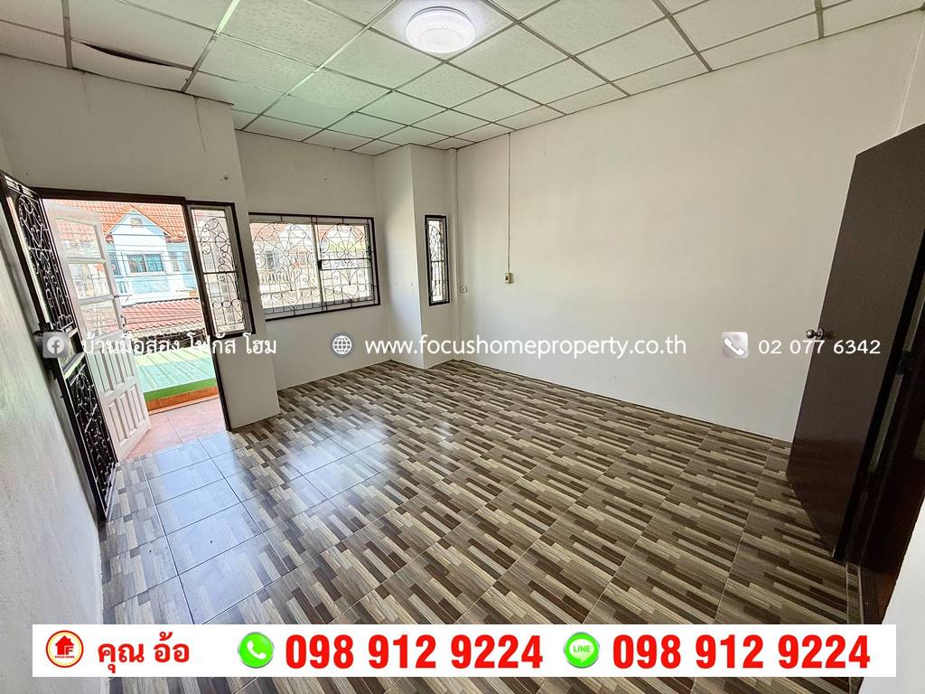 ขาย ทาวน์เฮ้าส์ 2 ชั้น หมู่บ้าน บ้านบางบัวทอง บ้านกล้วย-ไทรน้อย