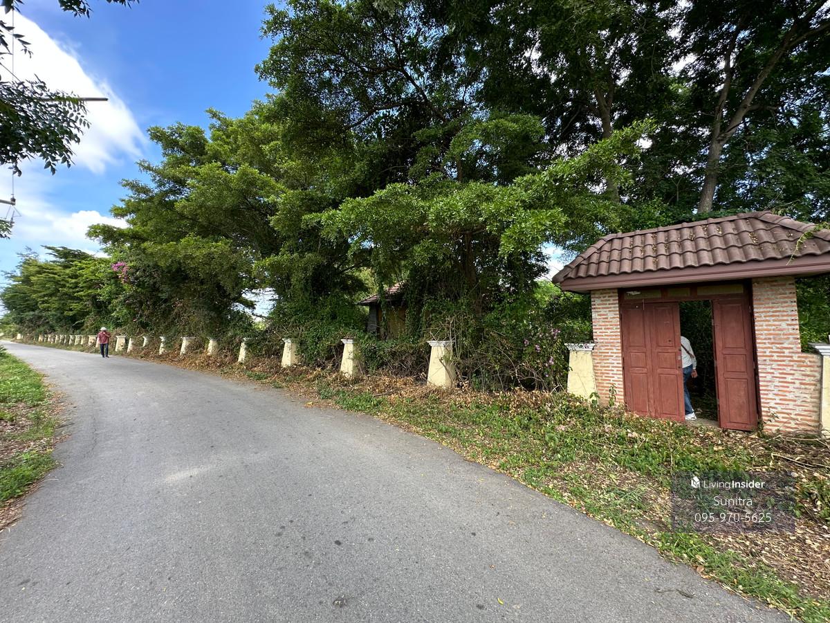 ขายบ้านพร้อมที่ดิน ทำเลดี ล้อมน้ำ 3 ด้าน  ดอนมะนาว สุพรรณบุรี