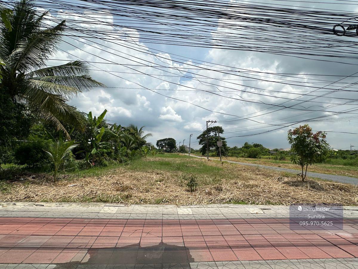 ให้เช่า ที่ดินแปลงสวย ทำเลดี ติดถนนใหญ่ 6 เลน เลียบวารี ซอย 35 มีนบุรี