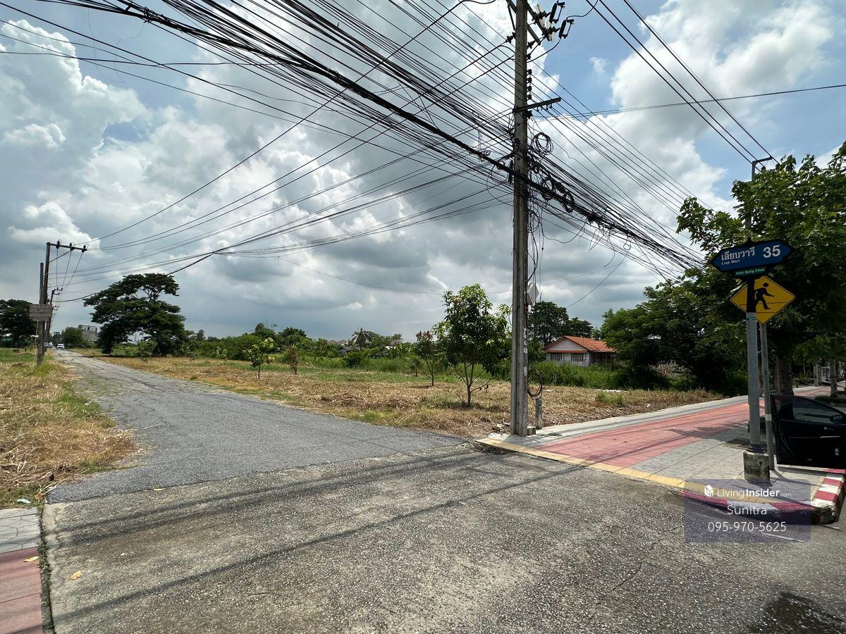 ให้เช่า ที่ดินแปลงสวย ทำเลดี ติดถนนใหญ่ 6 เลน เลียบวารี ซอย 35 มีนบุรี