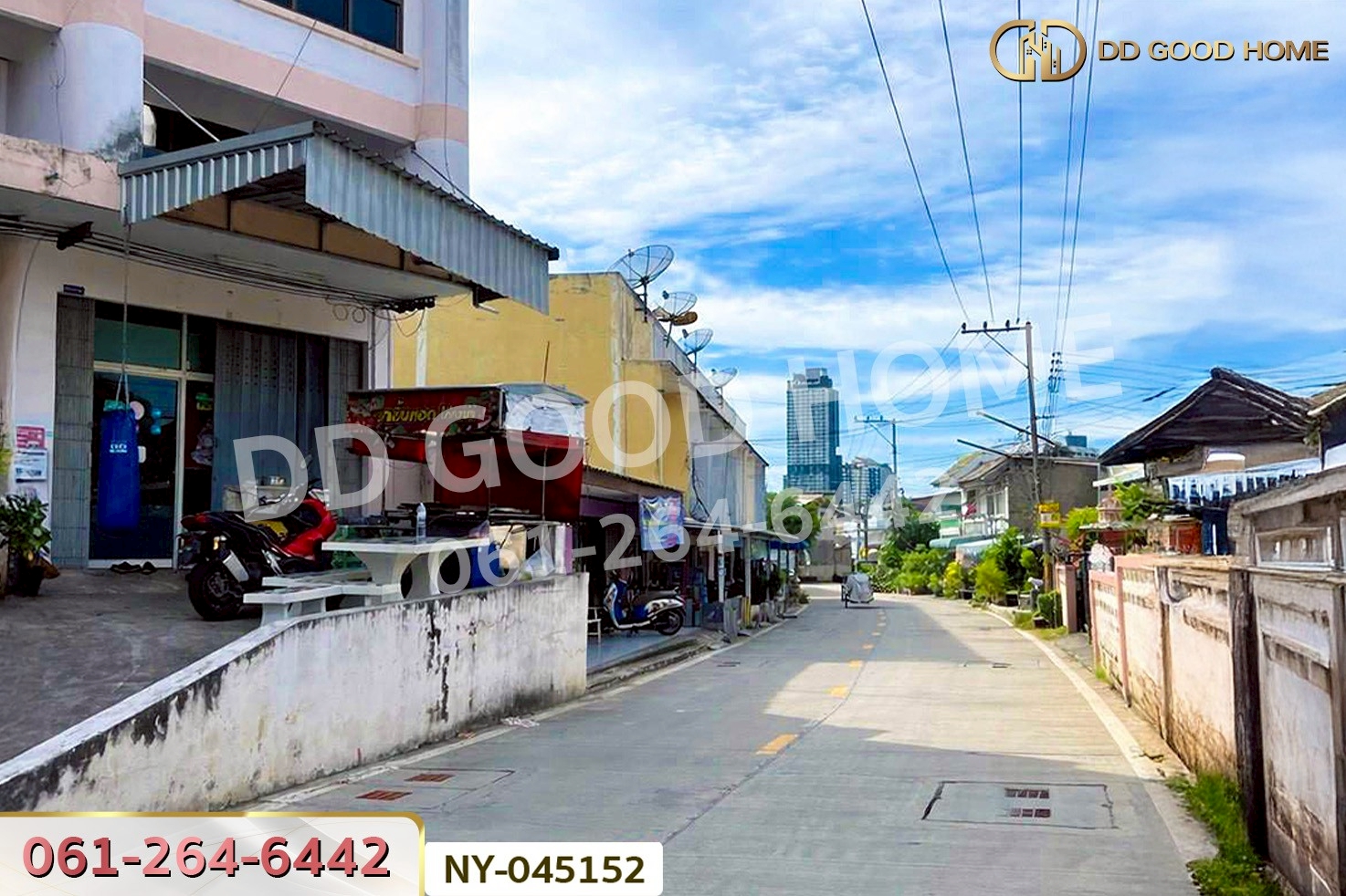 อาคารพาณิชย์ โครงการศรีราชาแลนด์แอนด์เฮาส์ 2 (ซ.โรงไม้ขีด) ชลบุรี ใกล้โรงเรียนอัสสัมชัญ ศรีราชา NY-045152