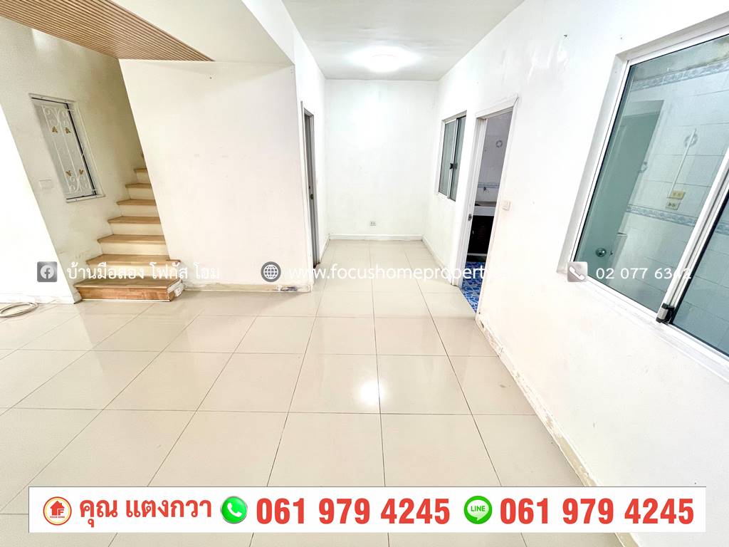 ขาย ทาวน์เฮ้าส์ 2 ชั้น หมู่บ้าน พฤกษาวิลล์ 46/1 รังสิต-คลองสาม