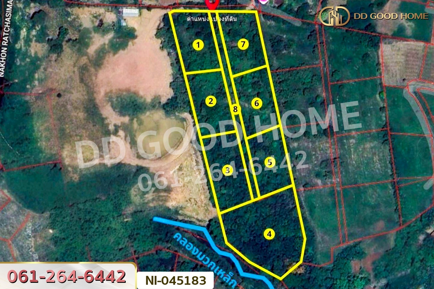 ที่ดินปากช่อง 14 ไร่ 323 ตร.ว. พญาเย็น นครราชสีมา ใกล้The wild เขาใหญ่ NI-045183
