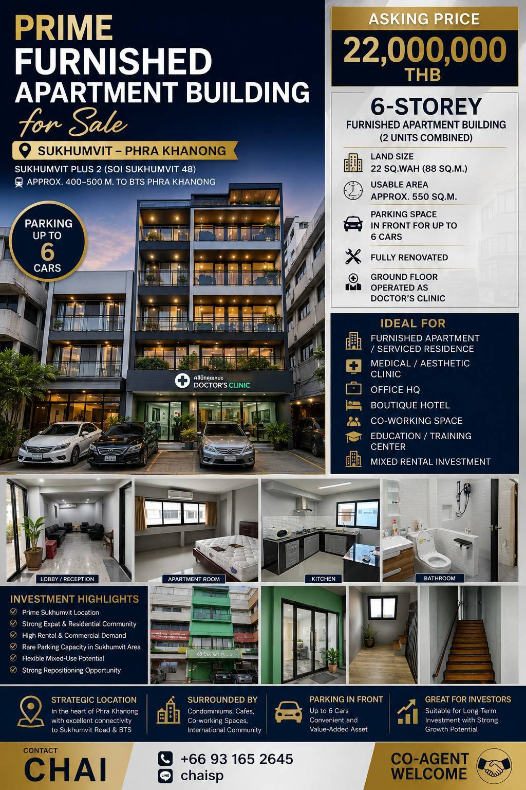 PRIME FURNISHED APARTMENT BUILDING FOR SALE