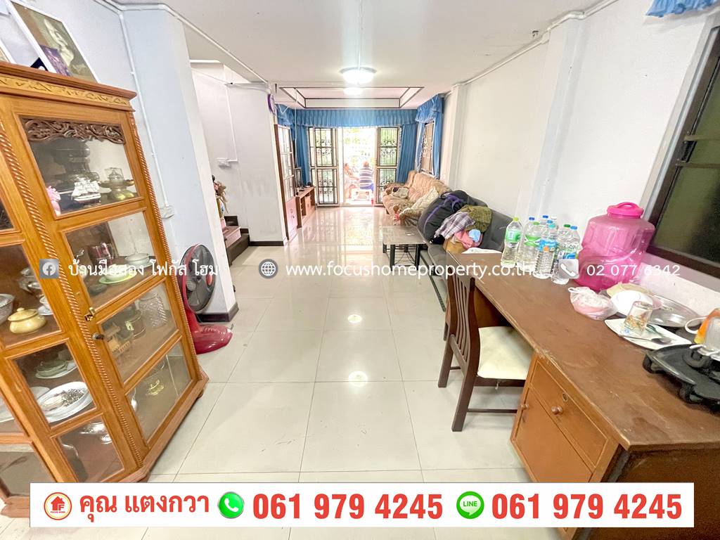 ขาย บ้านแฝด หลังมุม 2 ชั้น หมู่บ้าน เรือนตะวัน บางใหญ่