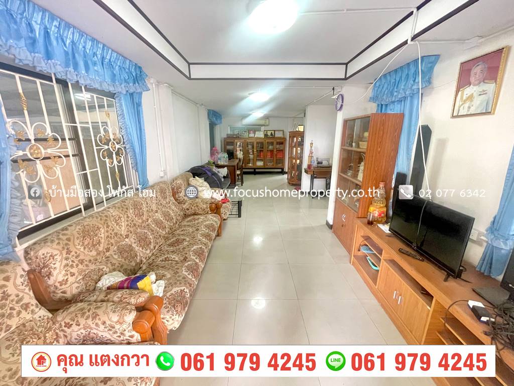 ขาย บ้านแฝด หลังมุม 2 ชั้น หมู่บ้าน เรือนตะวัน บางใหญ่