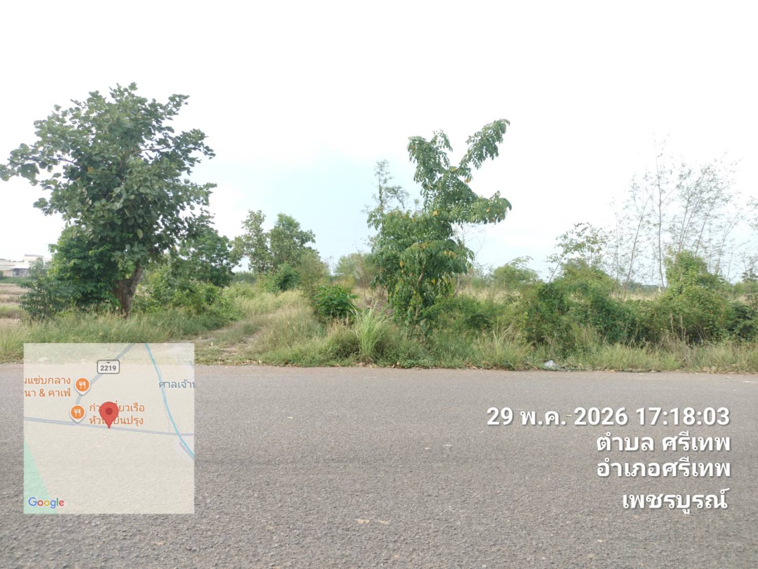 ขายที่ดิน ติดถนนใหญ่ ทางหลวงหมายเลข 2219 จังหวัดเพชรบูรณ์