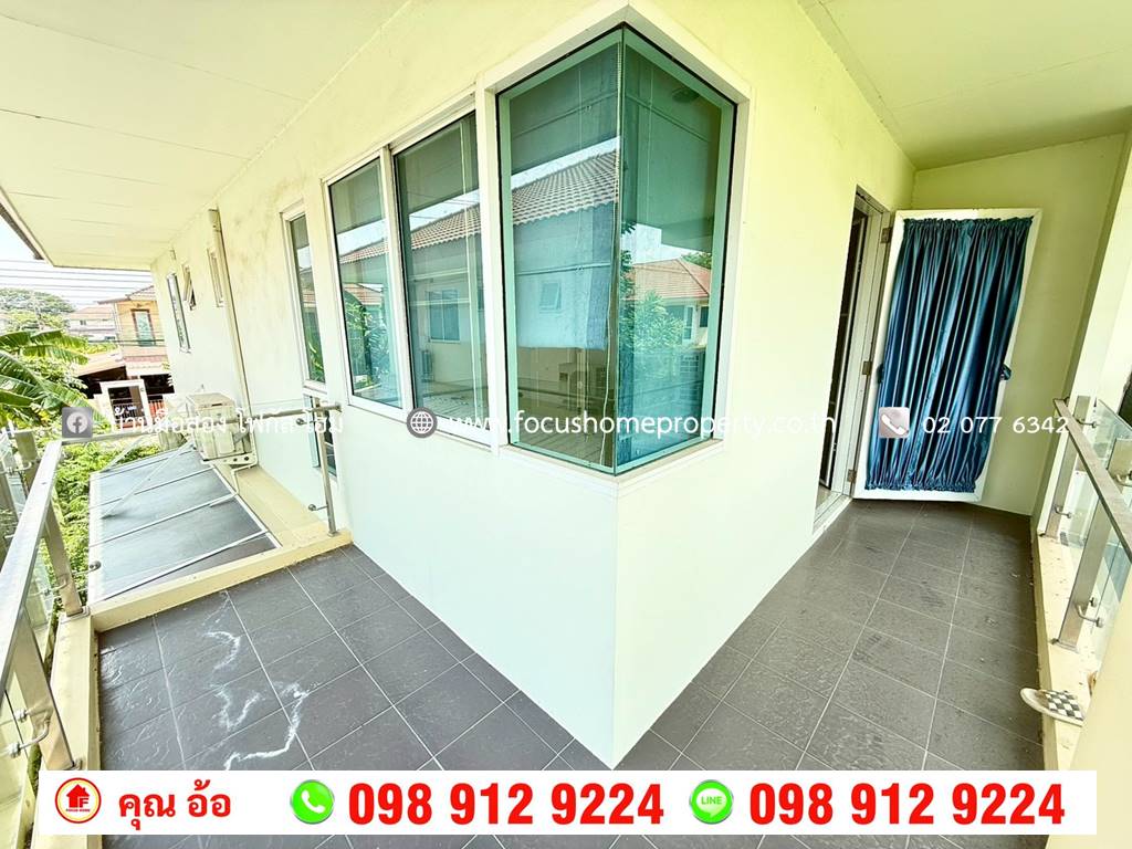 ขาย บ้านเดี่ยว 2 ชั้น หลังมุม หมู่บ้าน ชวนชมพาร์ค 2 ไทรน้อย