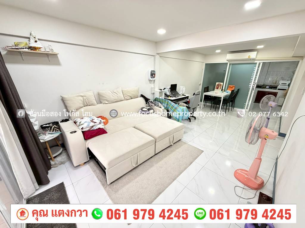 ขาย ทาวน์เฮ้าส์ 2 ชั้น หมู่บ้านสวัสดิการ กทม. แจ้งวัฒนะ–ปากเกร็ด 28