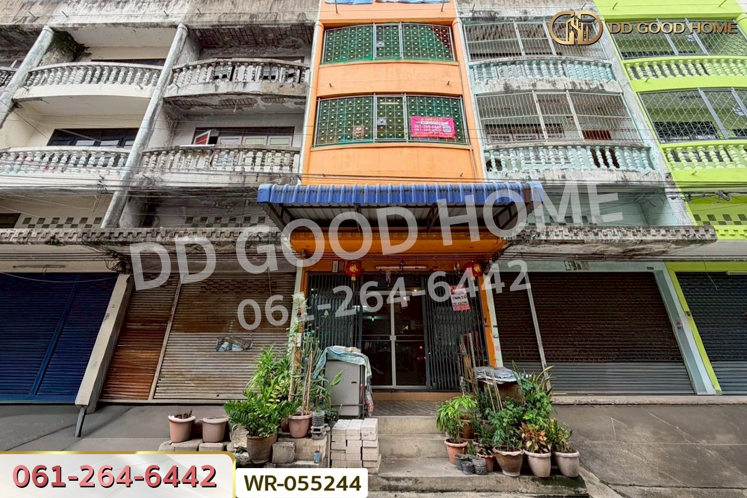 อาคารพาณิชย์ ซ.สีหบุรานุกิจ 4 มีนบุรี ใกล้ MRT สถานีมีนบุรี WR-055244