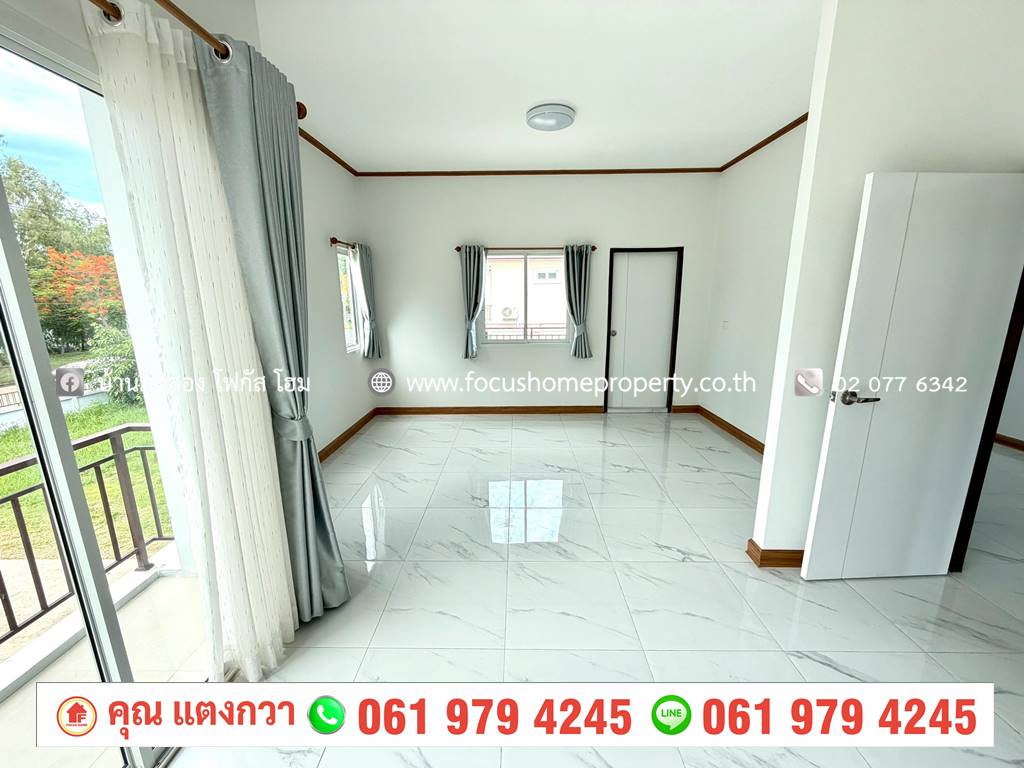 ขาย บ้านเดี่ยว หลังมุม 2 ชั้น วิวทะเลสาบ หมู่บ้าน เดอะ ไพน์ รีสอร์ท ปทุมธานี
