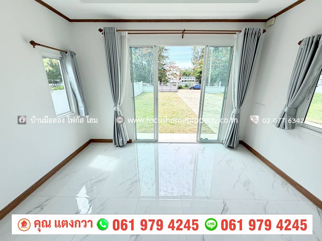 ขาย บ้านเดี่ยว หลังมุม 2 ชั้น วิวทะเลสาบ หมู่บ้าน เดอะ ไพน์ รีสอร์ท ปทุมธานี