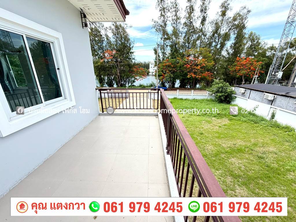 ขาย บ้านเดี่ยว หลังมุม 2 ชั้น วิวทะเลสาบ หมู่บ้าน เดอะ ไพน์ รีสอร์ท ปทุมธานี