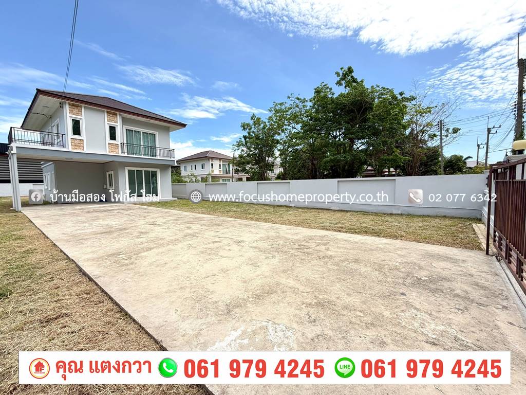 ขาย บ้านเดี่ยว หลังมุม 2 ชั้น วิวทะเลสาบ หมู่บ้าน เดอะ ไพน์ รีสอร์ท ปทุมธานี