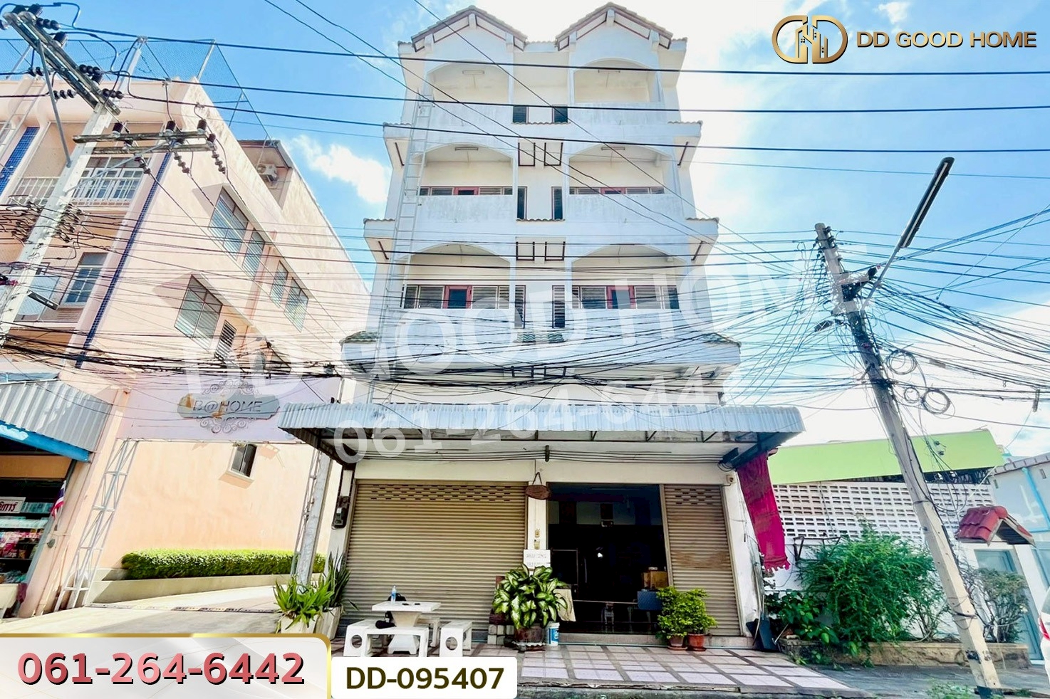 อาคารพาณิชย์ ทะเลชุบศร ถ.โกษาปาน เมืองลพบุรี ใกล้วิทยาลัยเทคนิคลพบุรี DD-095407