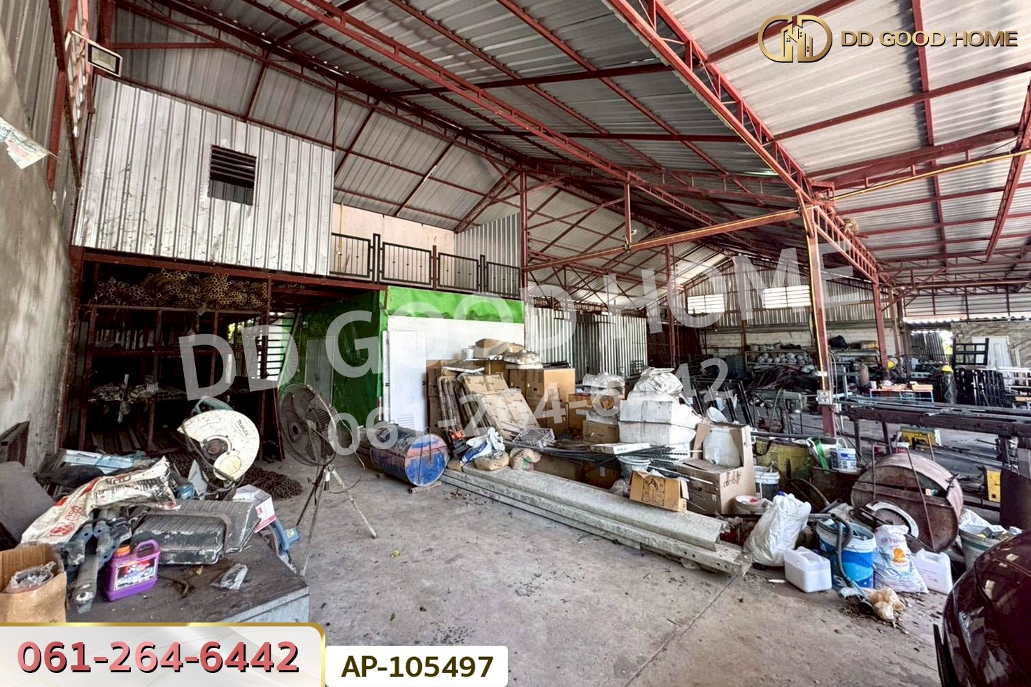 ที่ดินพร้อมสิ่งปลูกสร้าง 1 ไร่ 30 ตร.ว. ถ.เลียบคลองราษฎร์นิยม นนทบุรี ใกล้วัดคลองขวาง AP-105497
