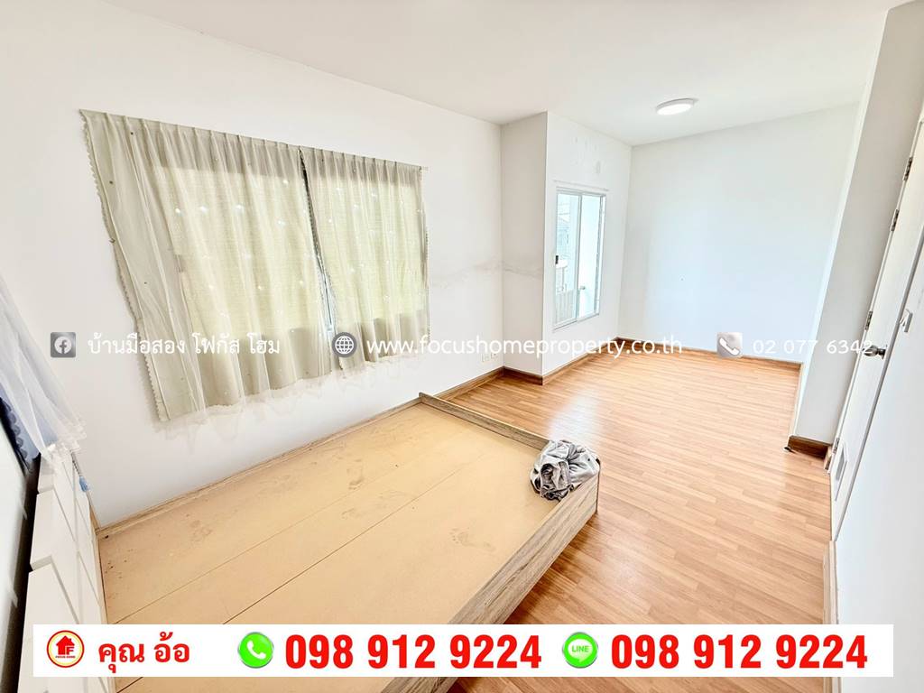 ขาย ทาวน์เฮ้าส์ หลังริม หมู่บ้านพฤกษา 112 สถานีรถไฟฟ้าคลองบางไผ่-บางใหญ่ 