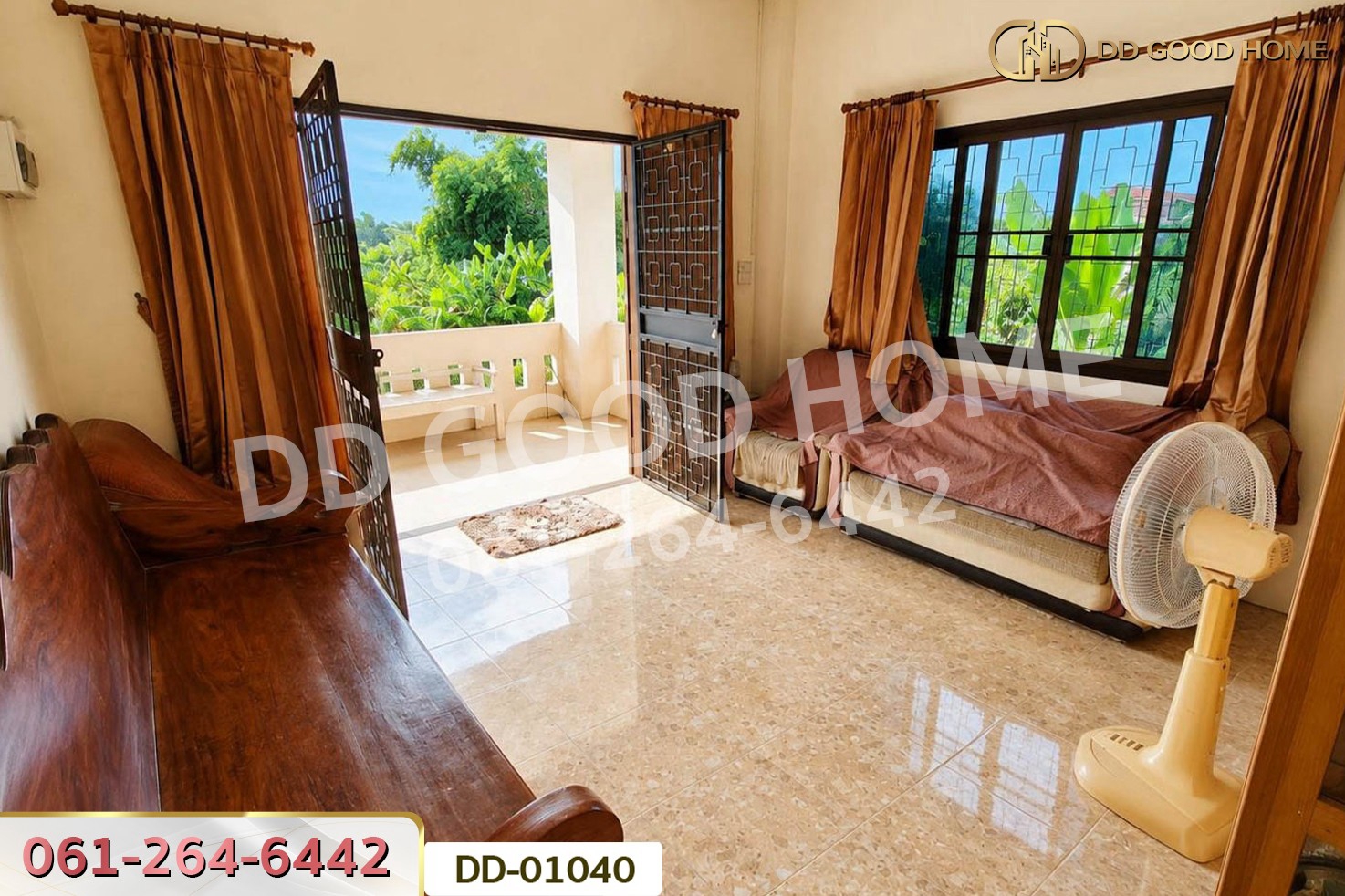 บ้านเดี่ยว สวรรคโลก สุโขทัย ใกล้โกลบอลเฮ้าส์ สาขาสวรรคโลก DD-01040