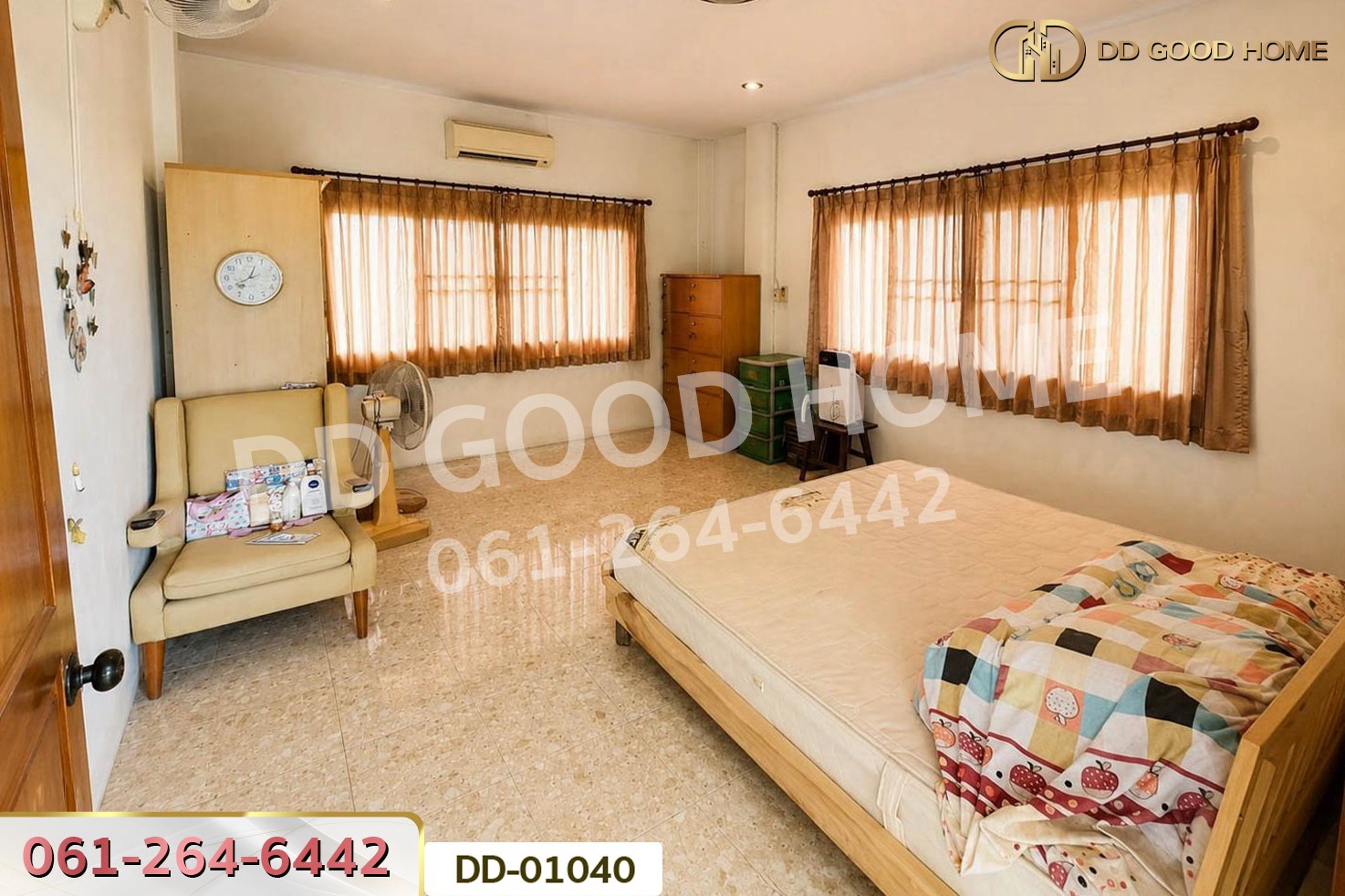 บ้านเดี่ยว สวรรคโลก สุโขทัย ใกล้โกลบอลเฮ้าส์ สาขาสวรรคโลก DD-01040