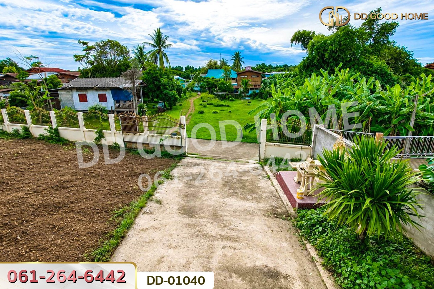 บ้านเดี่ยว สวรรคโลก สุโขทัย ใกล้โกลบอลเฮ้าส์ สาขาสวรรคโลก DD-01040