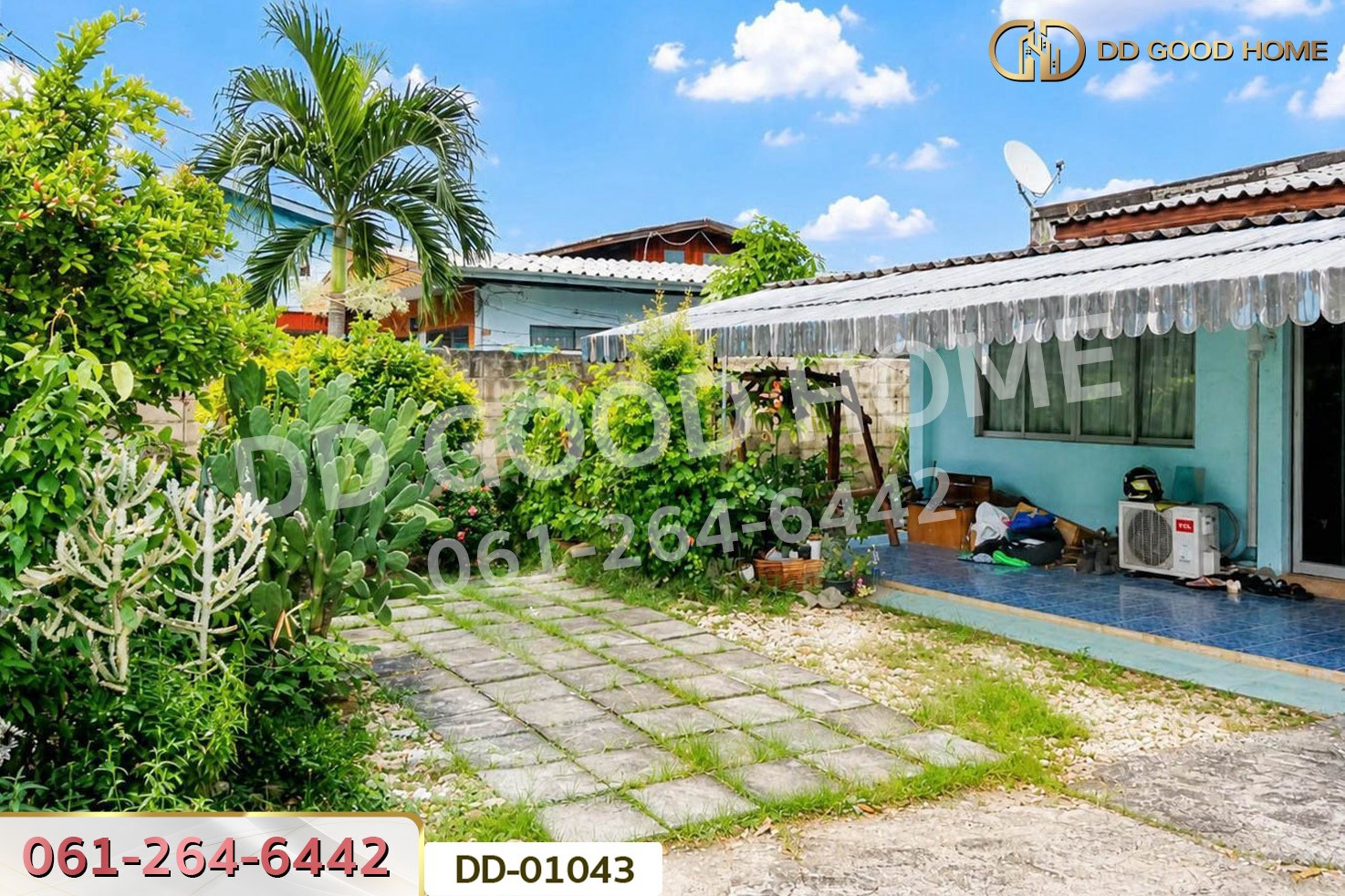 บ้านเดี่ยว ถ.สุขสวัสดิ์ ลำปาง ใกล้โฮมโปร ลำปาง DD-01043