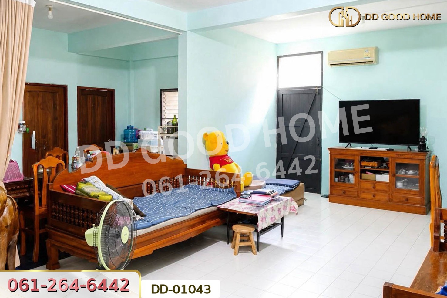 บ้านเดี่ยว ถ.สุขสวัสดิ์ ลำปาง ใกล้โฮมโปร ลำปาง DD-01043