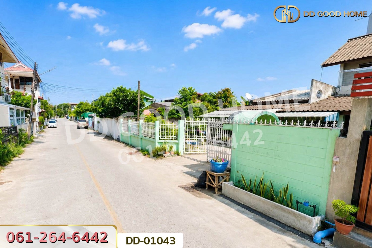 บ้านเดี่ยว ถ.สุขสวัสดิ์ ลำปาง ใกล้โฮมโปร ลำปาง DD-01043