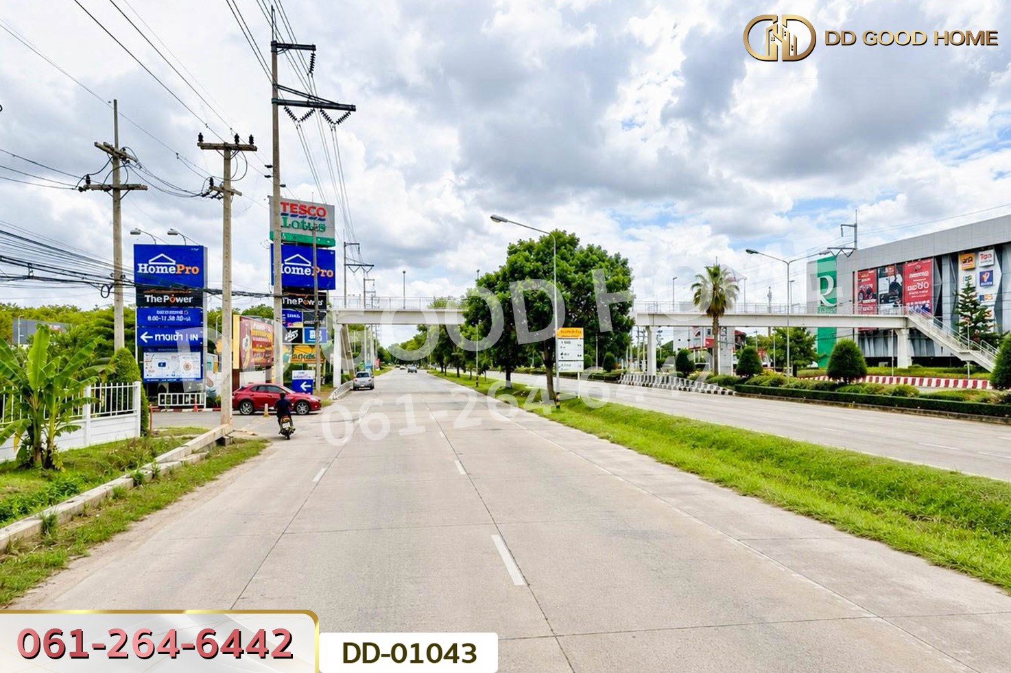 บ้านเดี่ยว ถ.สุขสวัสดิ์ ลำปาง ใกล้โฮมโปร ลำปาง DD-01043