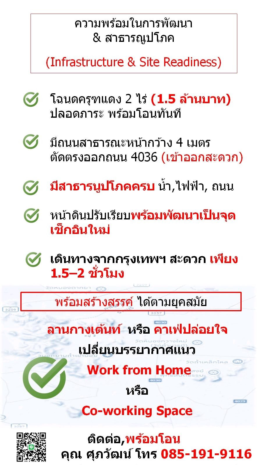 ขายที่ดินเปล่า 2 ไร่ ใกล้หนองกวาง ทำเลดี จ.ราชบุรี