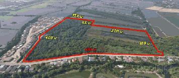 ขายที่ดิน 69ไร่เศษ หน้ากว้าง เเวดล้อมสถานที่สำคัญหลายเเห่ง เดินทางได้หลายเส้นทาง เพียง 15 นาทีถนนเอกชัย - KK2661S