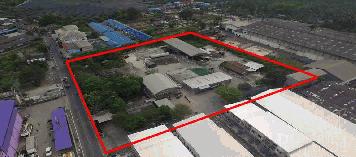ขายที่ดิน 7ไร่ พร้อมพื้นที่ใช้สอย ลานคอนกรีตเต็มพื้นที่ มีโรงงาน โกดัง สำนักงาน อุปกรณ์และใบ รง.4 ครบถ้วน  - KK1434S