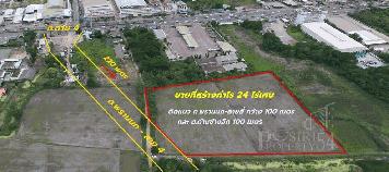 ขายที่สร้างกำไร 24ไร่เศษ ราคาโปรโมชั่น ติดแนว ถ.พรานนก-สายสี่ กว้าง 100 เมตร และ ถ.ด้านข้างอีก 100 เมตร ขายพิเศษ เพียงตารางวาละ 35,000 บาท - KK3172S
