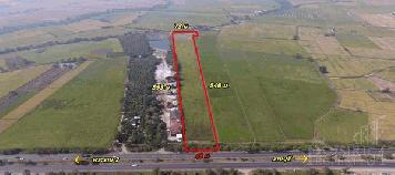 ขายที่ 18 ไร่เศษ ติดถนนเพชรเกษม ใกล้4แยก ปากท่อ เพียงไร่ละ 1.5 ล้าน บาท - KK3216S